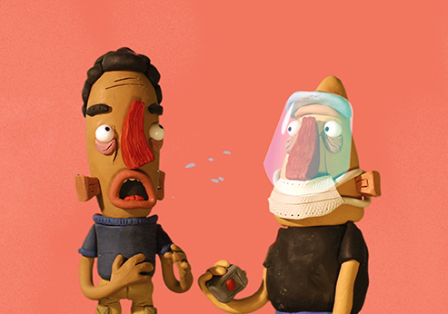 Claymation Puppet Wears Face Mask: Directors Think Tank Malaysia